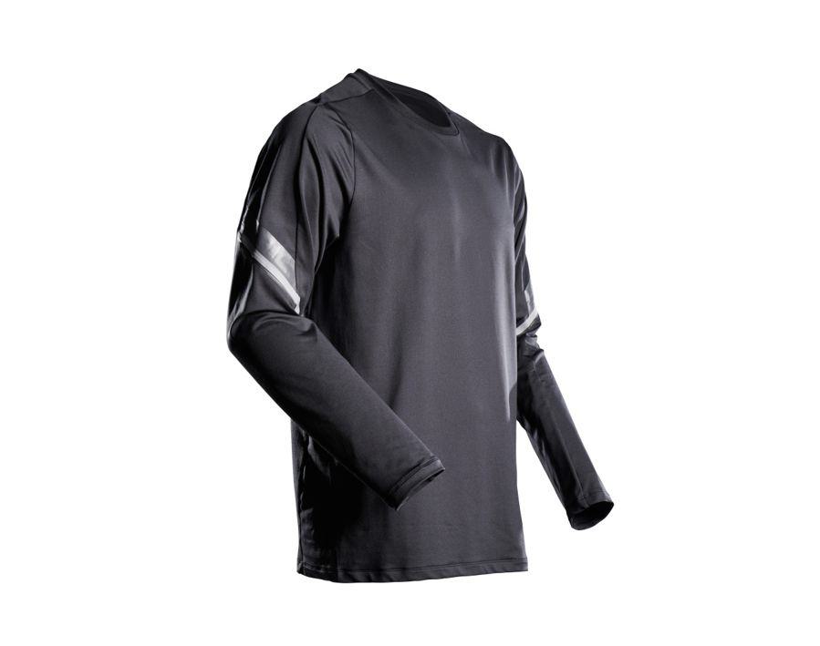 T-Shirt, Langarm CUSTOMIZED schwarz