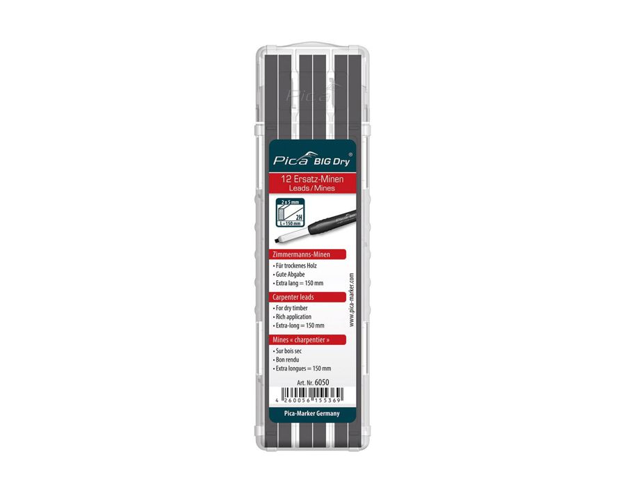Zimmermann-Ersatzminen-Set für Zimmermannsstift Pica BIG Dry®