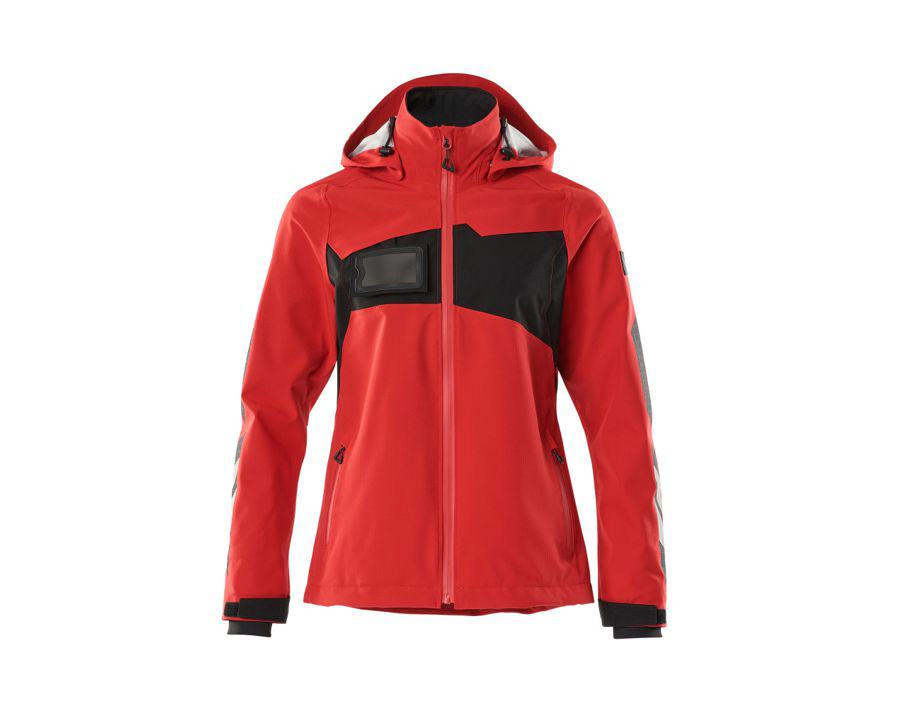 Hard Shell Jacke ACCELERATE verkehrsrot/schwarz