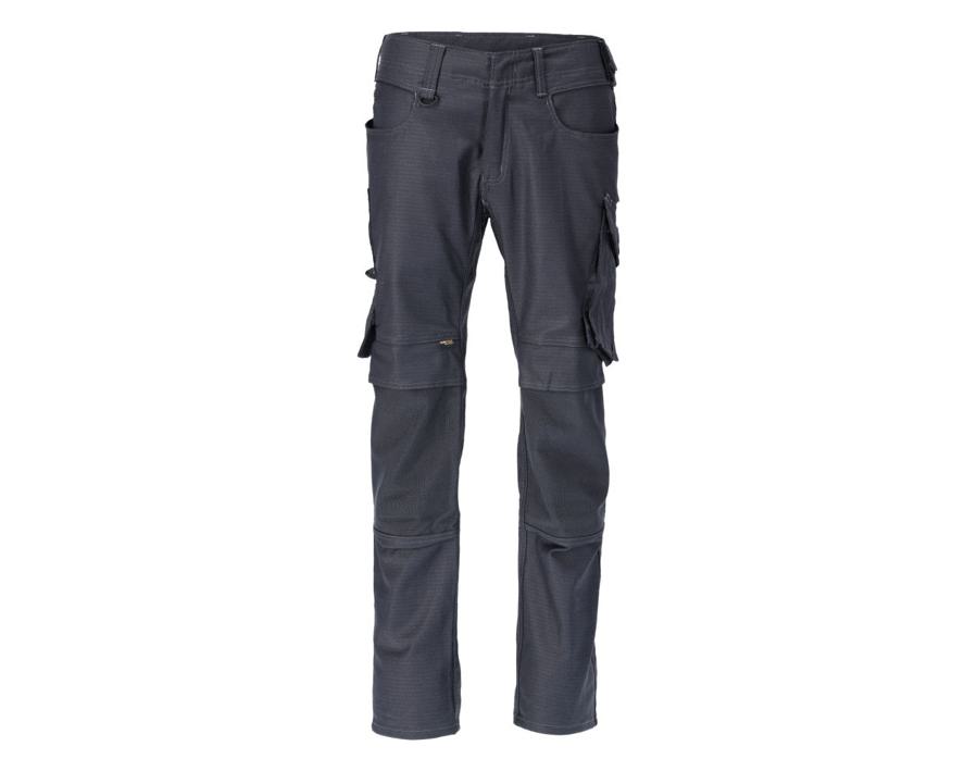 Hose mit Knietaschen UNIQUE schwarzblau