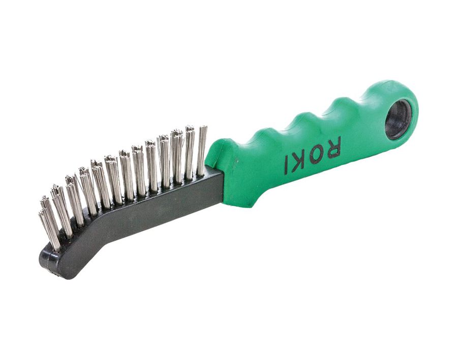 Bremssattelbürste ROKI®, rostfreier Stahldraht, glatt