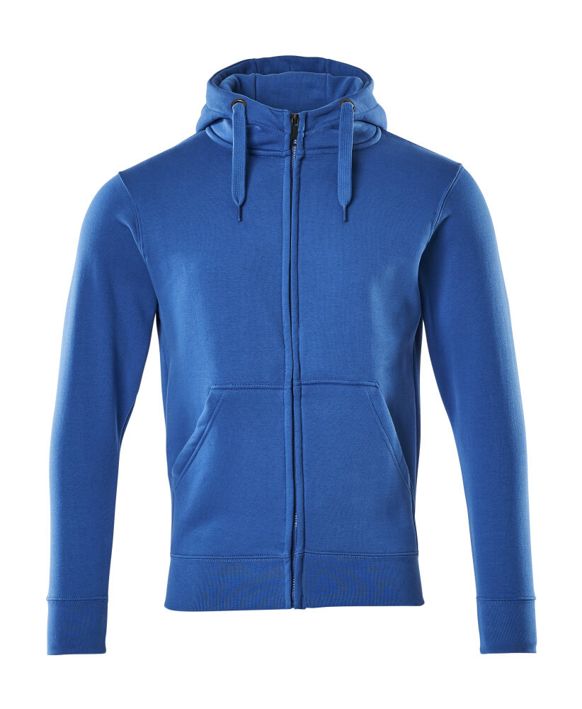 Kapuzensweatshirt mit Reißverschluss CROSSOVER azurblau