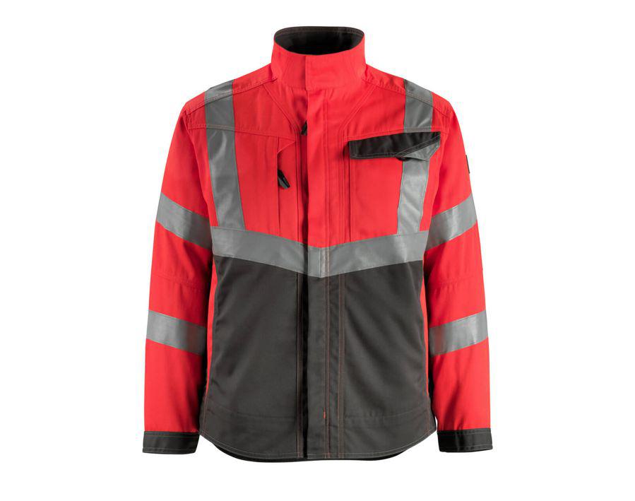 Jacke SAFE SUPREME hi-vis rot/dunkelanthrazit