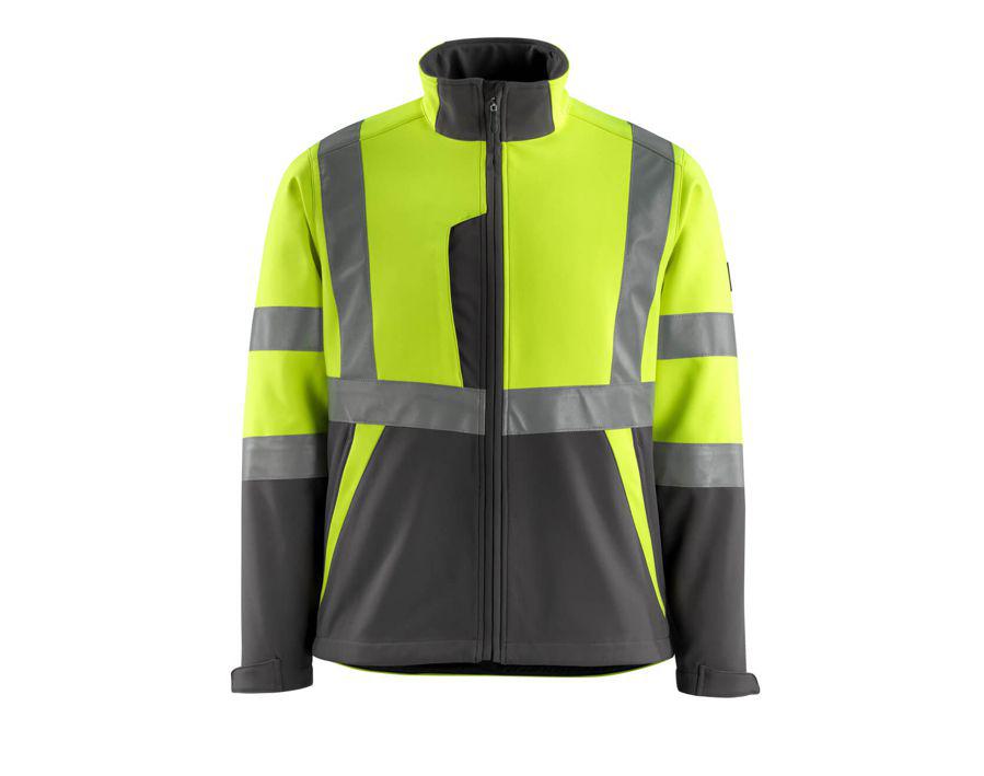 Soft Shell Jacke SAFE LIGHT hi-vis gelb/dunkelanthrazit