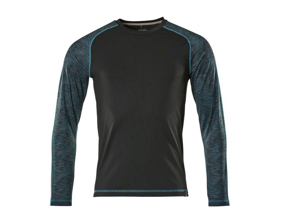 T-Shirt, Langarm ADVANCED schwarz