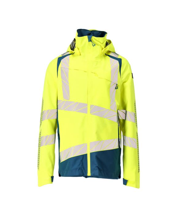 Hard Shell Jacke ACCELERATE SAFE hi-vis gelb/dunkelpetroleum