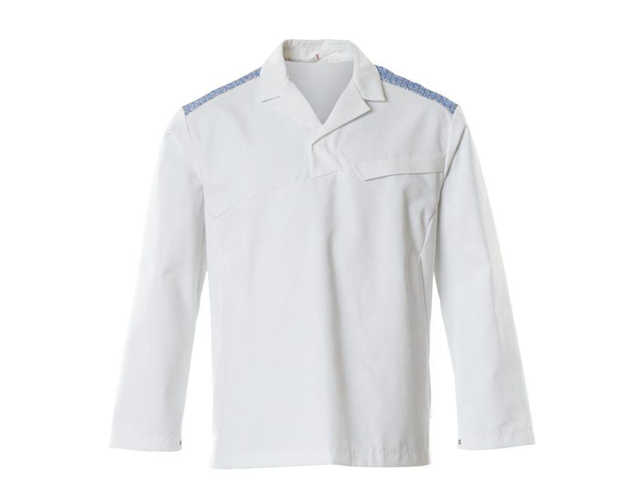 Schlupfkasack FOOD & CARE weiss/azurblau