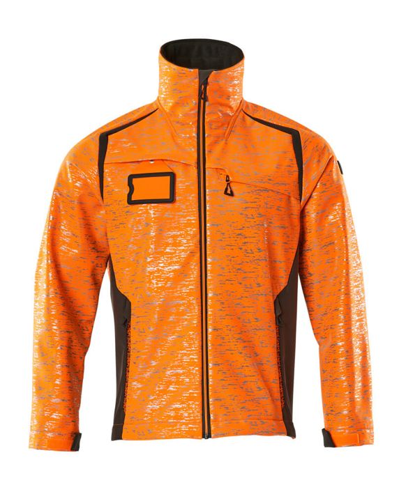 Soft Shell Jacke ACCELERATE SAFE hi-vis orange/dunkelanthrazit