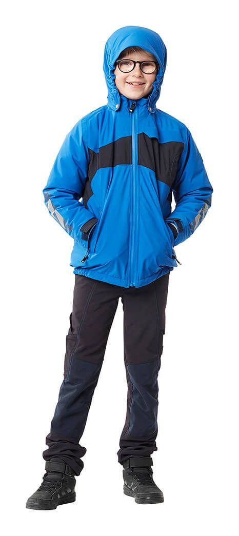 Winterjacke für Kinder ACCELERATE schwarz