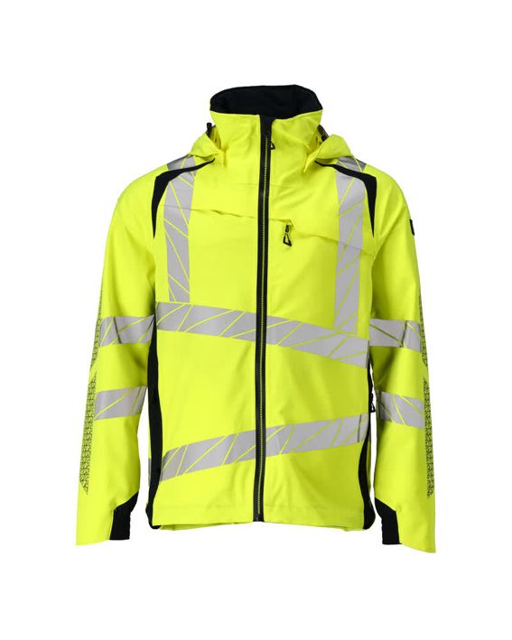 Hard Shell Jacke ACCELERATE SAFE hi-vis gelb/schwarzblau