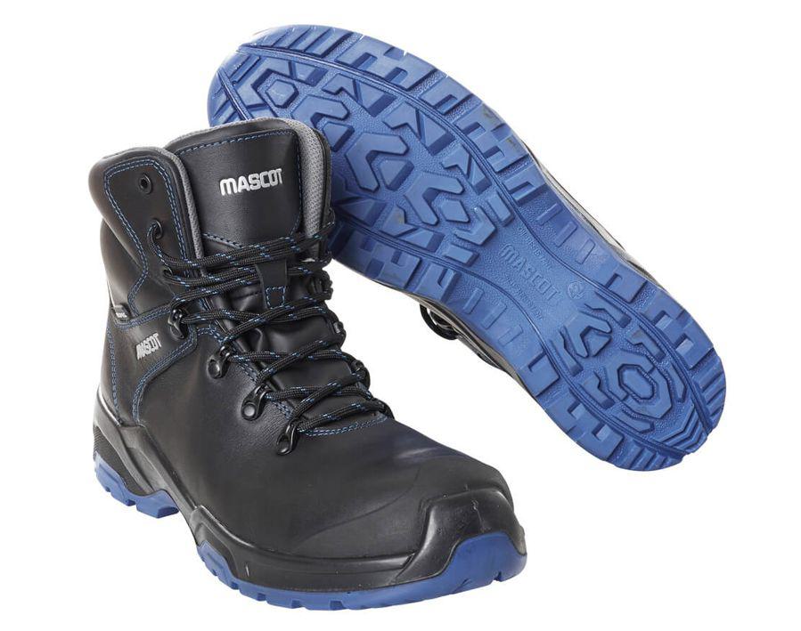 Sicherheitsstiefel FOOTWEAR FLEX schwarz/kornblau