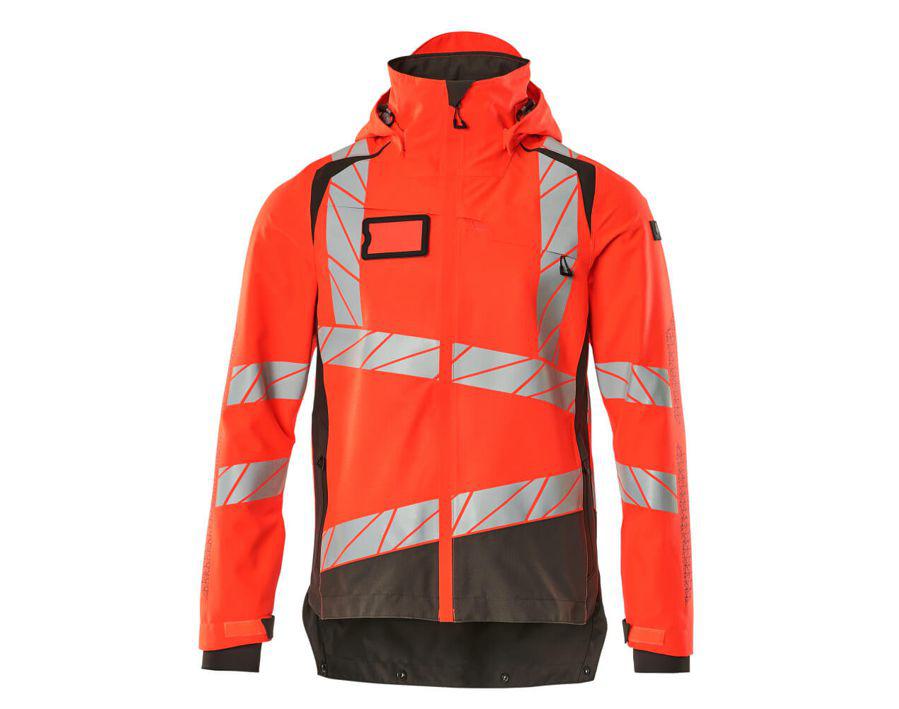 Hard Shell Jacke ACCELERATE SAFE hi-vis rot/dunkelanthrazit