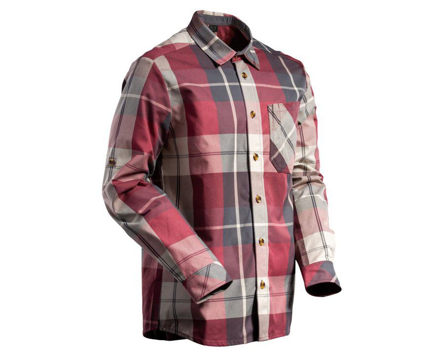 Hemd CUSTOMIZED Bordeaux-kariert