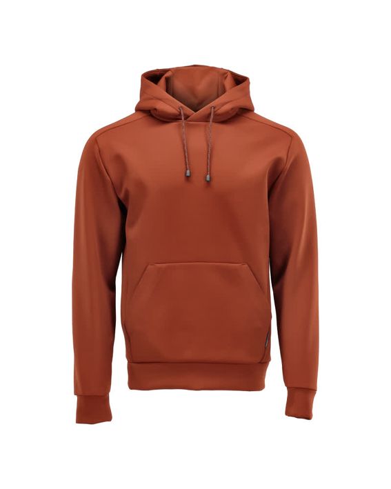 Fleece Kapuzensweatshirt CUSTOMIZED Herbstrot