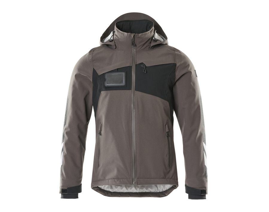 Winterjacke ACCELERATE dunkelanthrazit/schwarz
