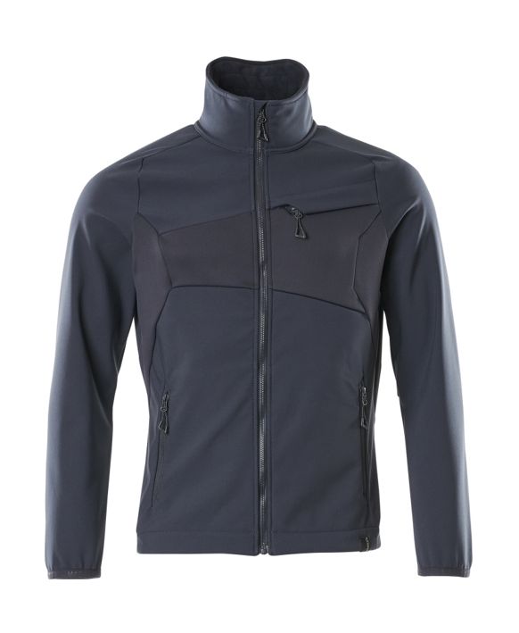 Soft Shell Jacke ACCELERATE schwarzblau