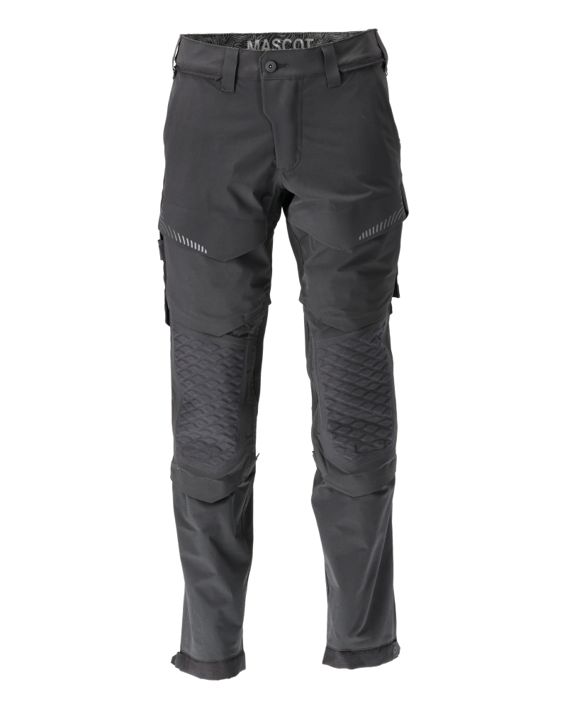 Hose mit Knietaschen CUSTOMIZED schwarz