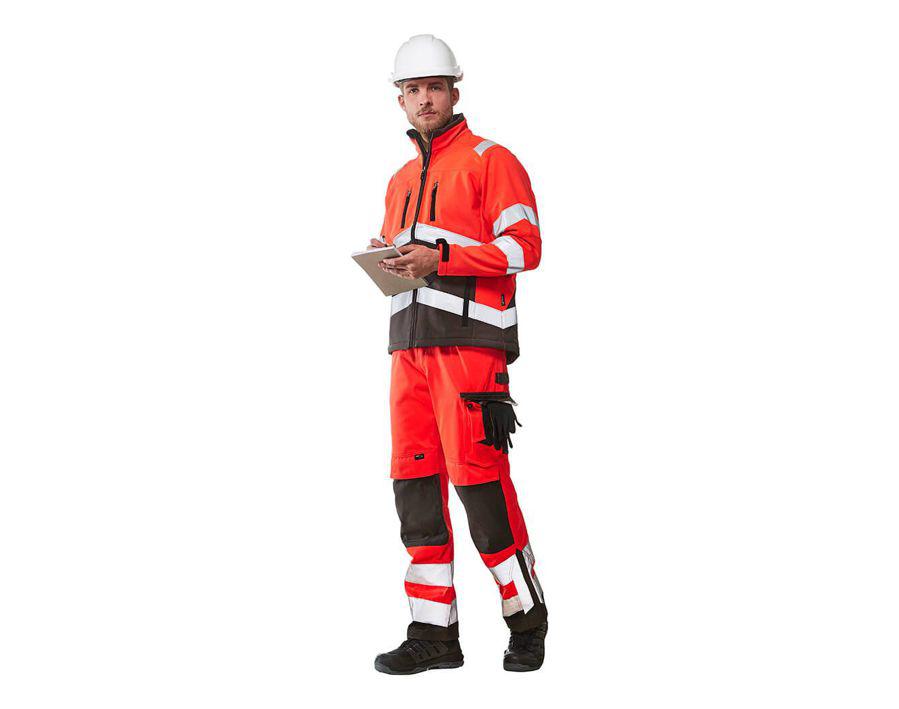 Hose mit Knietaschen SAFE SUPREME hi-vis rot/dunkelanthrazit