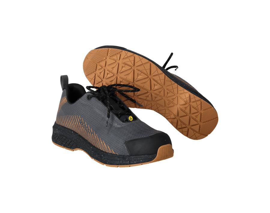 Sicherheitshalbschuh FOOTWEAR CUSTOMIZED Anthrazitgrau/nussbraun