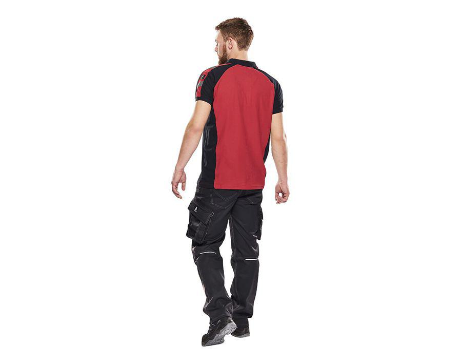 Polo-Shirt UNIQUE grün/schwarz