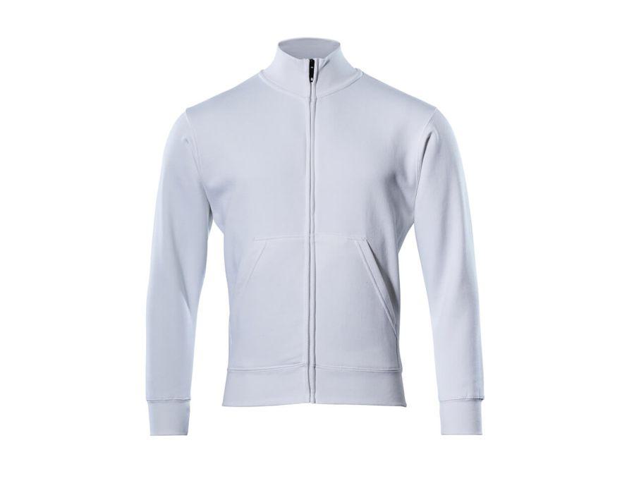 Sweatshirt mit Reißverschluss CROSSOVER weiss