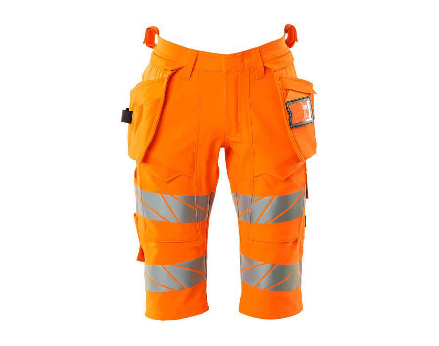 Shorts, lang mit Hängetaschen ACCELERATE SAFE hi-vis orange