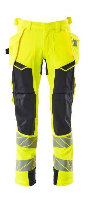 Hose mit Hängetaschen ACCELERATE SAFE hi-vis gelb/schwarzblau