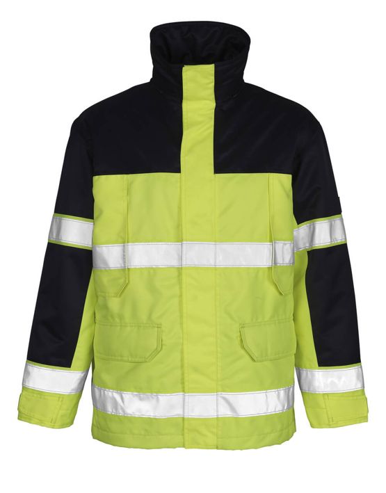 Parka SAFE IMAGE hi-vis gelb/marine