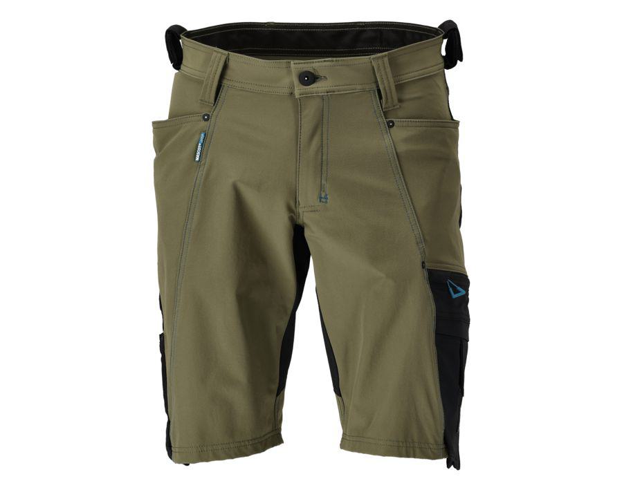 Shorts ADVANCED mossgrün/schwarz