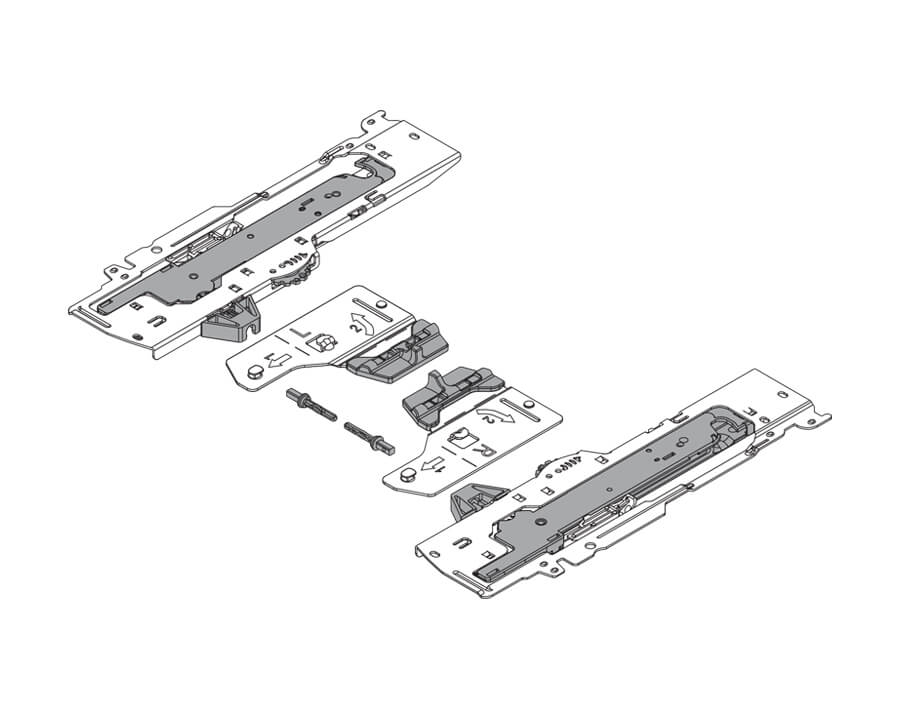 TIP-ON BLUMOTION Set für TANDEMBOX