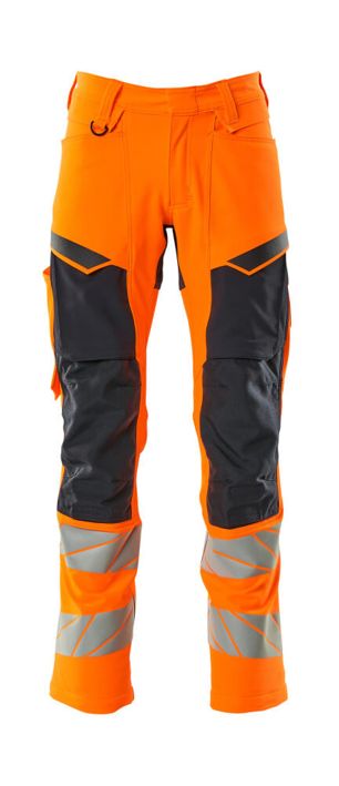 Hose mit Knietaschen ACCELERATE SAFE hi-vis orange/schwarzblau