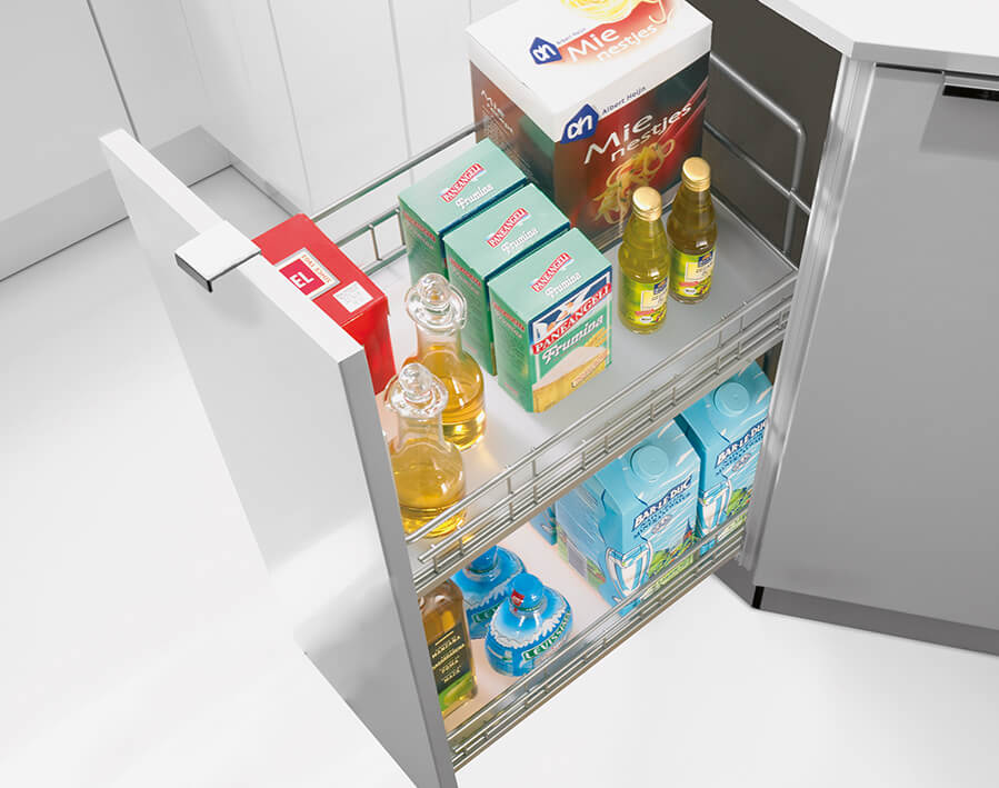 Frontauszug 90° Cargo IQ plus 300, 2-etagig für Unterschränke  