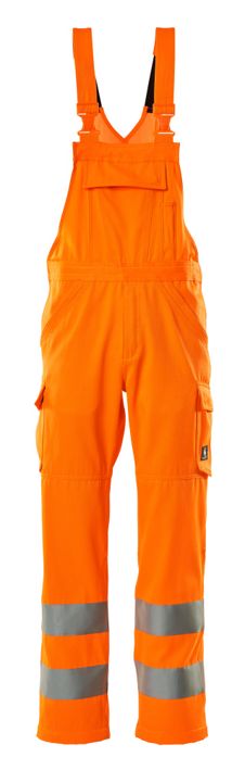 Latzhose SAFE LIGHT hi-vis orange