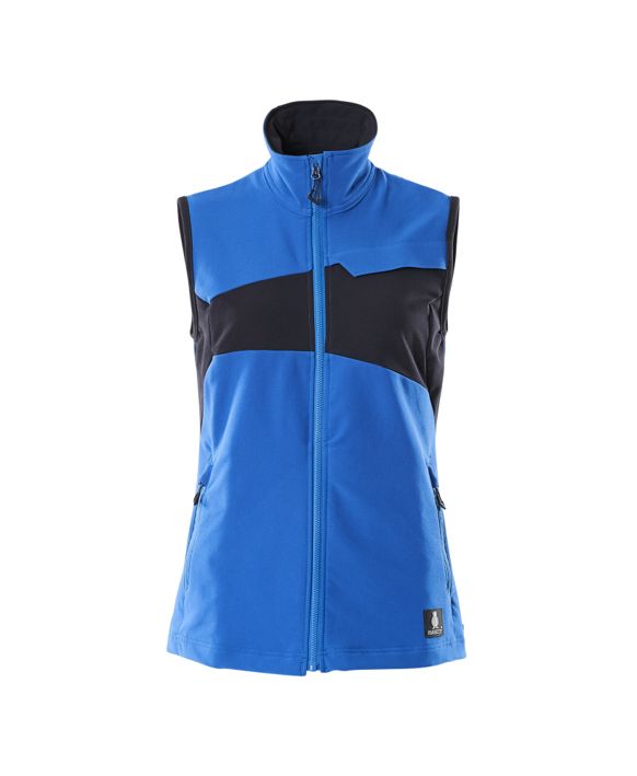 Weste ACCELERATE azurblau/schwarzblau