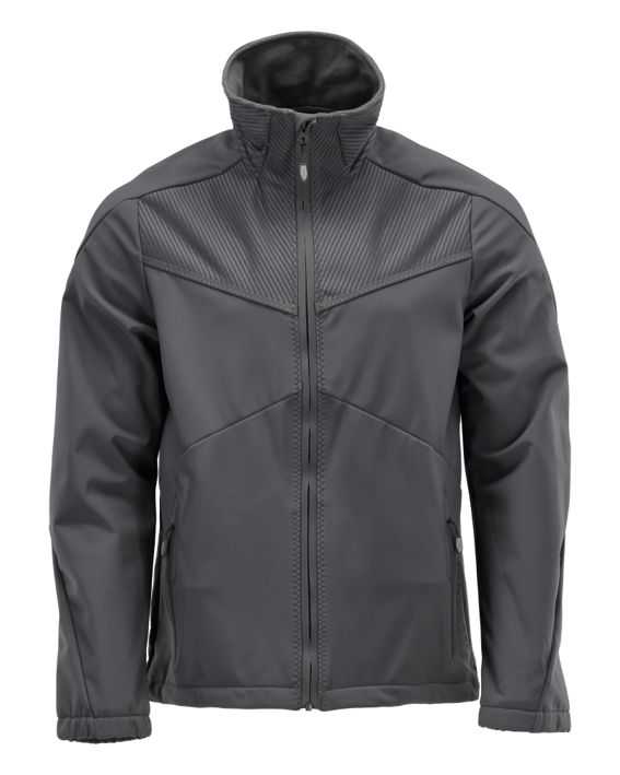 Soft Shell Jacke CUSTOMIZED Anthrazitgrau