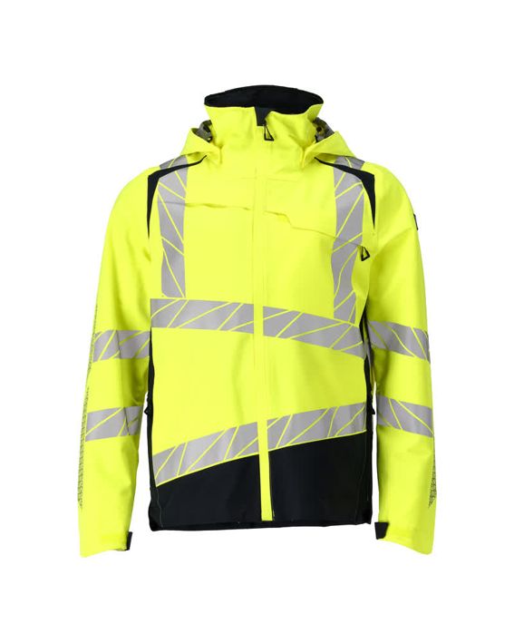 Hard Shell Jacke ACCELERATE SAFE hi-vis gelb/schwarzblau