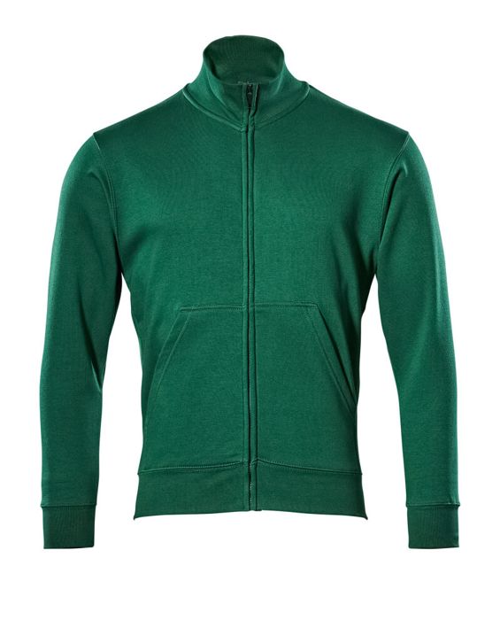 Sweatshirt mit Reißverschluss CROSSOVER grün
