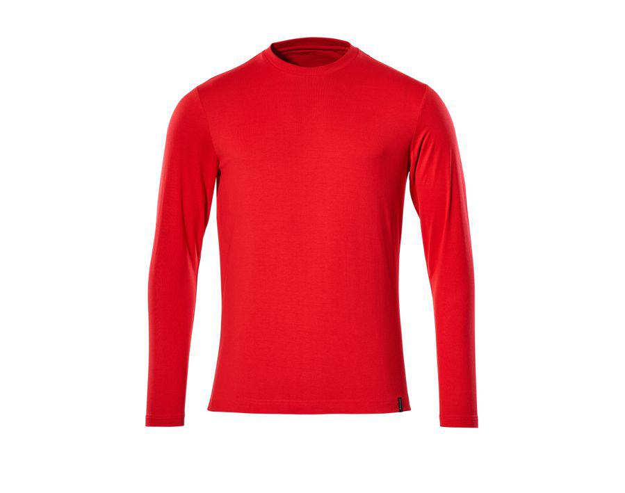 T-Shirt, Langarm CROSSOVER verkehrsrot