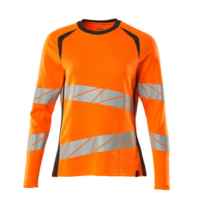 T-Shirt, Langarm ACCELERATE SAFE hi-vis orange/dunkelanthrazit