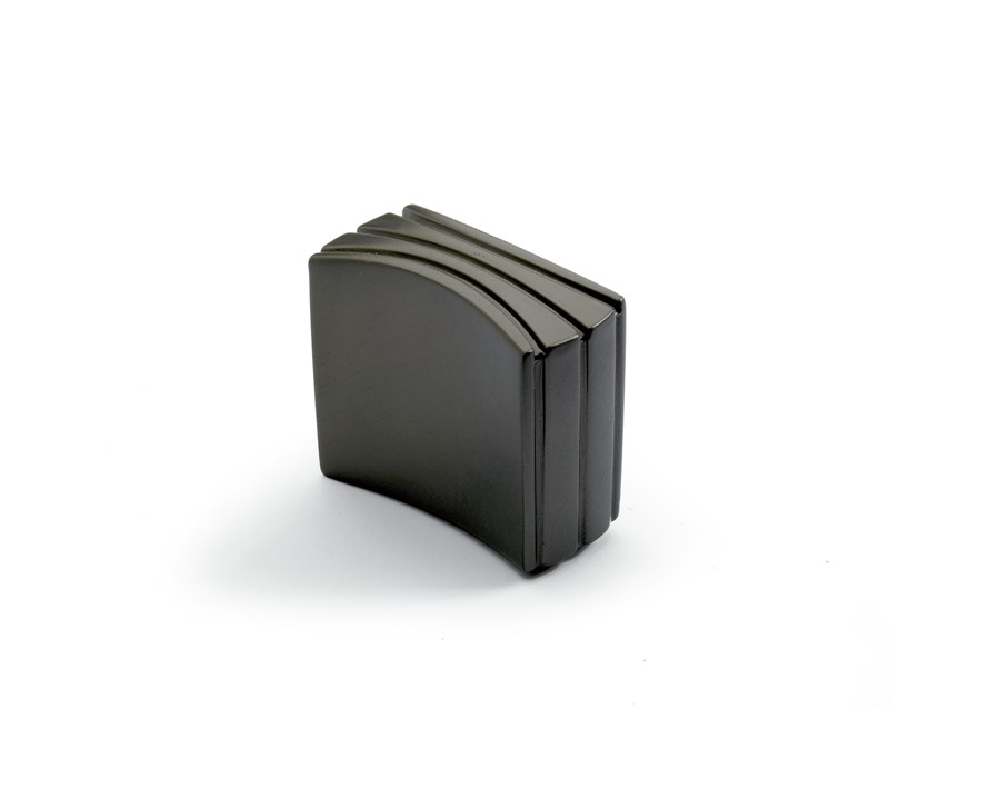 Knopf Ponti, L 26 mm, B 13 mm, H 21 mm, Bronze Optik antik