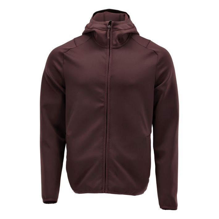 Fleecepullover mit Kapuze CUSTOMIZED bordeaux