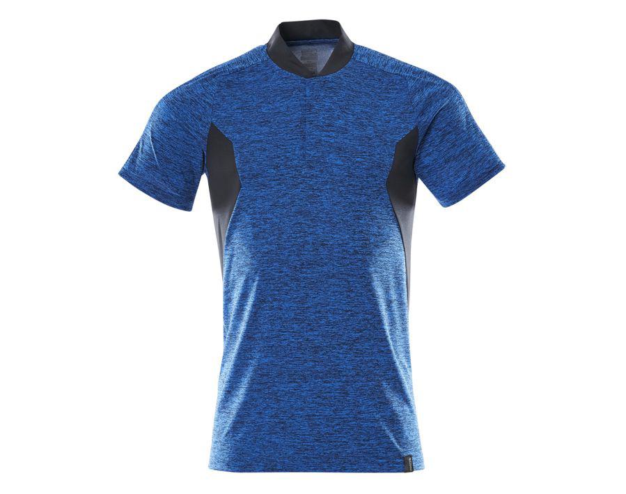 Polo-Shirt ACCELERATE azurblau/schwarzblau