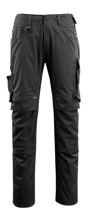 Hose mit Knietaschen UNIQUE schwarz