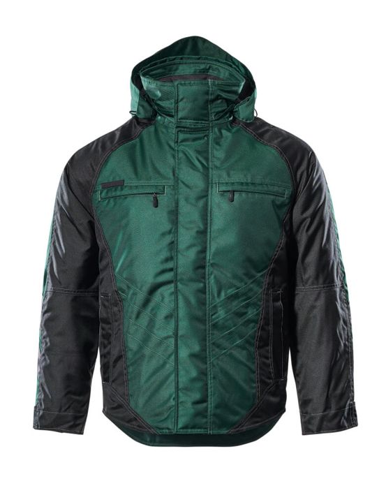 Winterjacke UNIQUE grün/schwarz