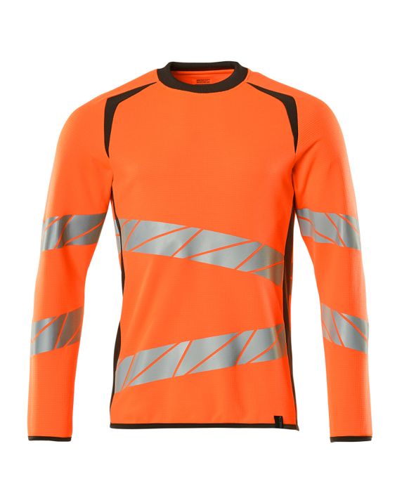 Sweatshirt ACCELERATE SAFE hi-vis orange/dunkelanthrazit