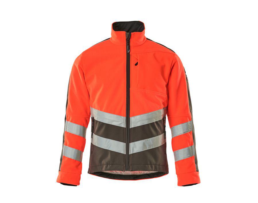 Fleecejacke SAFE SUPREME hi-vis rot/dunkelanthrazit