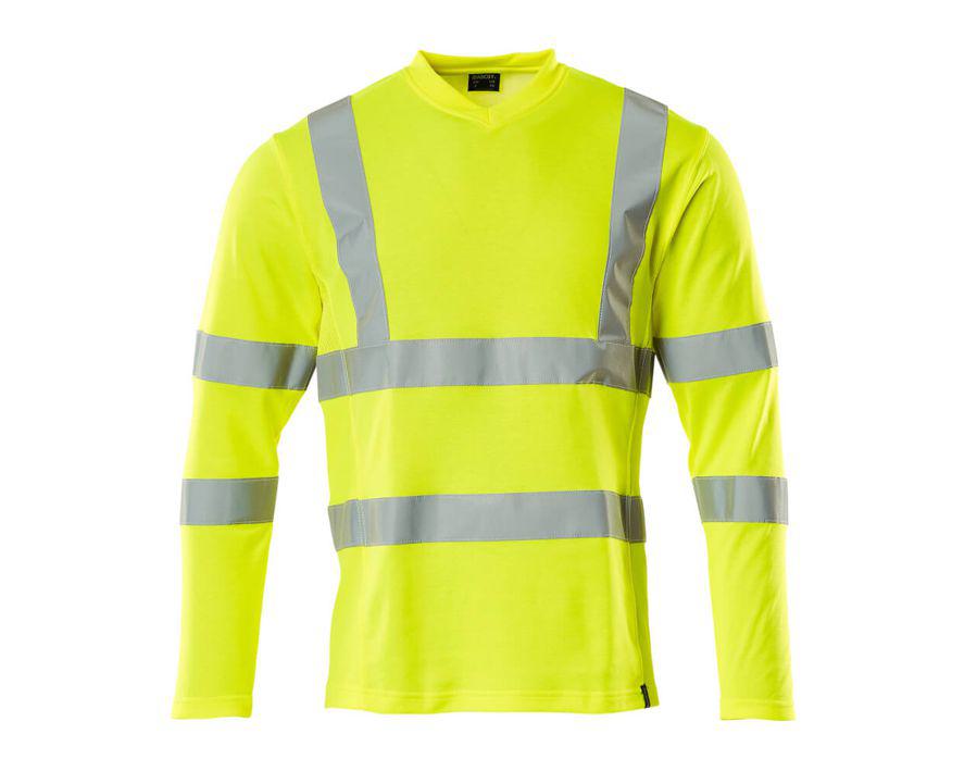 T-Shirt, Langarm SAFE CLASSIC hi-vis gelb