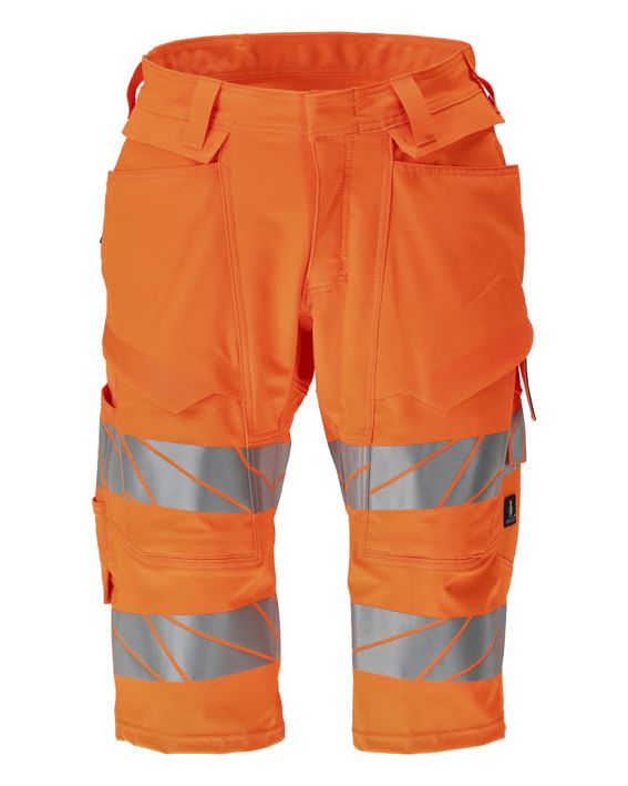 Shorts, lang ACCELERATE SAFE hi-vis orange