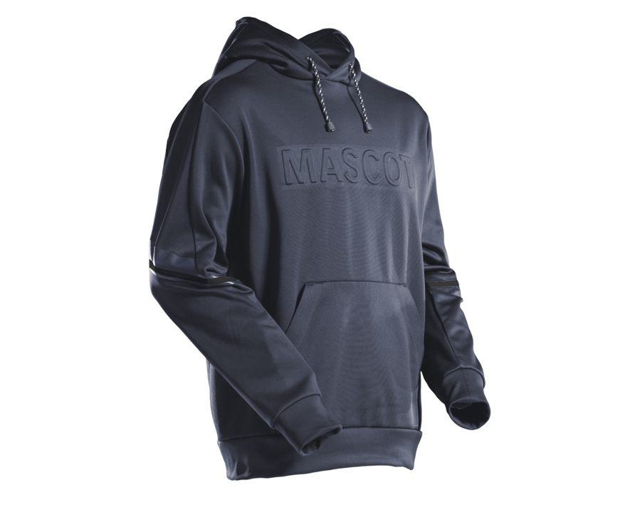 Fleece Kapuzensweatshirt CUSTOMIZED schwarzblau