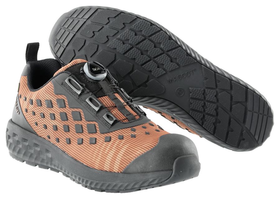 Sicherheitshalbschuh FOOTWEAR CUSTOMIZED nussbraun/schwarz